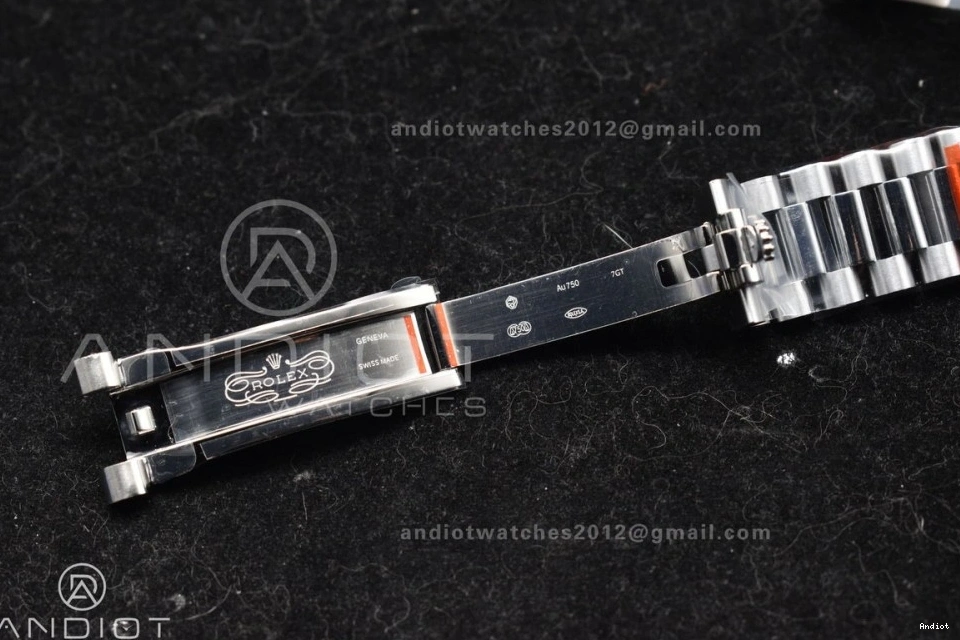 A2836 Weight Black 40 Crystal President DayDate On Gain Dial GMF Bracelet SS 1128